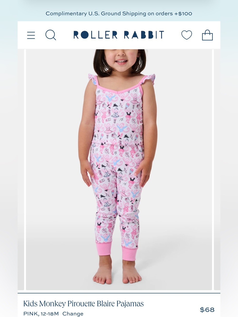 Roller Rabbit Toddler Pajamas